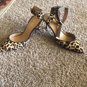 Nine West Leopard heel